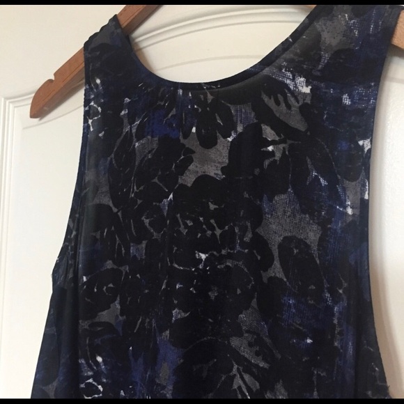 ‘Zooey’ Print Split Back Tank - Picture 3 of 4